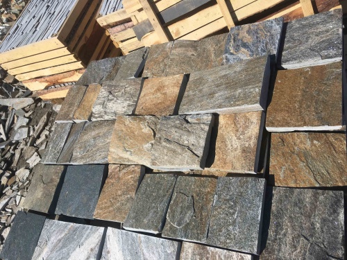 Плитка пилёная златолит Уральский для фасада купить в Карабаше