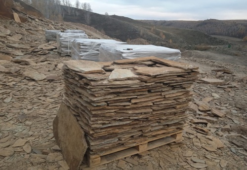 Плитняк кора дерева для цоколя, отмостки купить в Карабаше