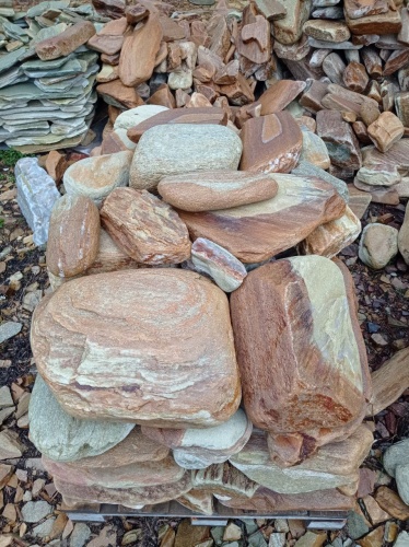 Златолит жёлтый, жёлто-зелёный глыбки и валуны для ланшафтного дизайна купить в Карабаше