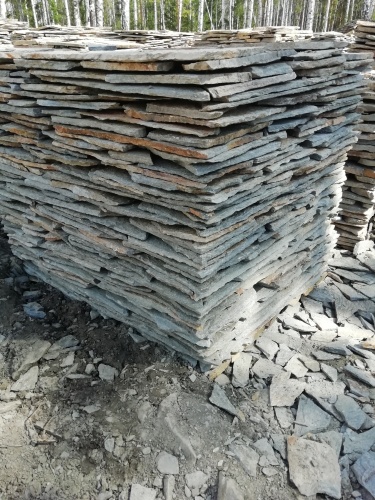 Плитняк златолит Уральский для цоколя, отмостки купить в Карабаше